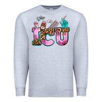 Heather Grey icu Premium Sweatshirt - AdoDesignShop