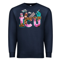 Navy icu Premium Sweatshirt - AdoDesignShop