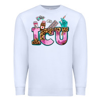 White icu Premium Sweatshirt - AdoDesignShop