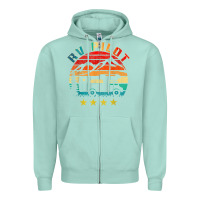 Seafoam rv pilot camping funny vintage motorhome travel vacation t shirt Zipper Hoodie - maiPhamDesign