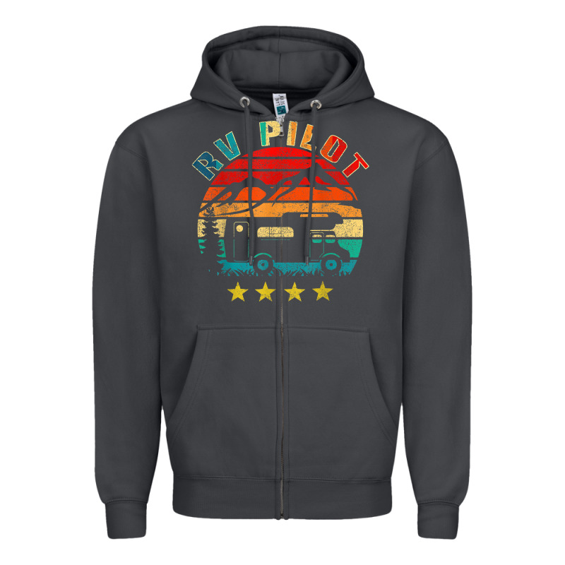 Rv Pilot Camping Funny Vintage Motorhome Travel Vacation T Shirt Zipper Hoodie by maiPhamDesign | Teevron