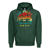 Sports Green rv pilot camping funny vintage motorhome travel vacation t shirt Zipper Hoodie - maiPhamDesign