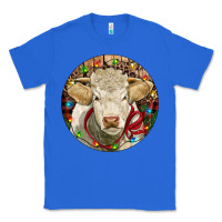 True Royal Charolais Heifer Christmas Classic Tee - RanaPortraitStore