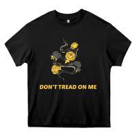 Black Don't Tread On Me Heavy Core Tee - Bettercallsaul