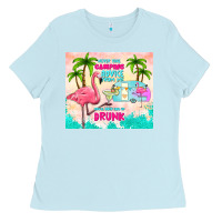 Baby Blue never take camping advice from me Ladies Tee - TumblerDesignByShophia