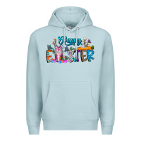 Blue Mist happy easter coffee Premium Hoodie - CowhideDigitalArt