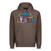 Coffee happy easter coffee Premium Hoodie - CowhideDigitalArt