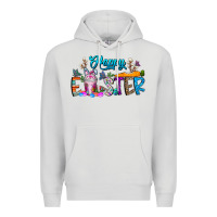 Dove Grey happy easter coffee Premium Hoodie - CowhideDigitalArt