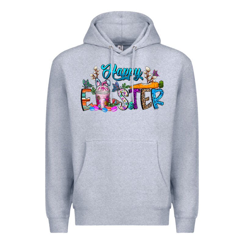 Happy Easter Coffee Premium Hoodie by CowhideDigitalArt | Teevron