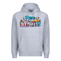 Heather Grey happy easter coffee Premium Hoodie - CowhideDigitalArt
