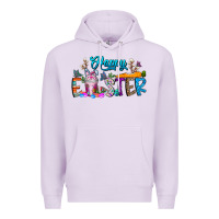 Lilac happy easter coffee Premium Hoodie - CowhideDigitalArt