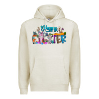 Oatmeal Heather happy easter coffee Premium Hoodie - CowhideDigitalArt