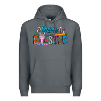 Rock happy easter coffee Premium Hoodie - CowhideDigitalArt