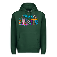 Sports Green happy easter coffee Premium Hoodie - CowhideDigitalArt