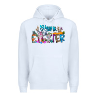 White happy easter coffee Premium Hoodie - CowhideDigitalArt