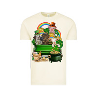 Vintage Arctic St. Patrick's Day animal truck Vintage Tee - CowGirlArtShop