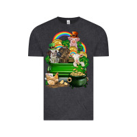 St. Patrick's Day Animal Truck Vintage Tee | Teevron