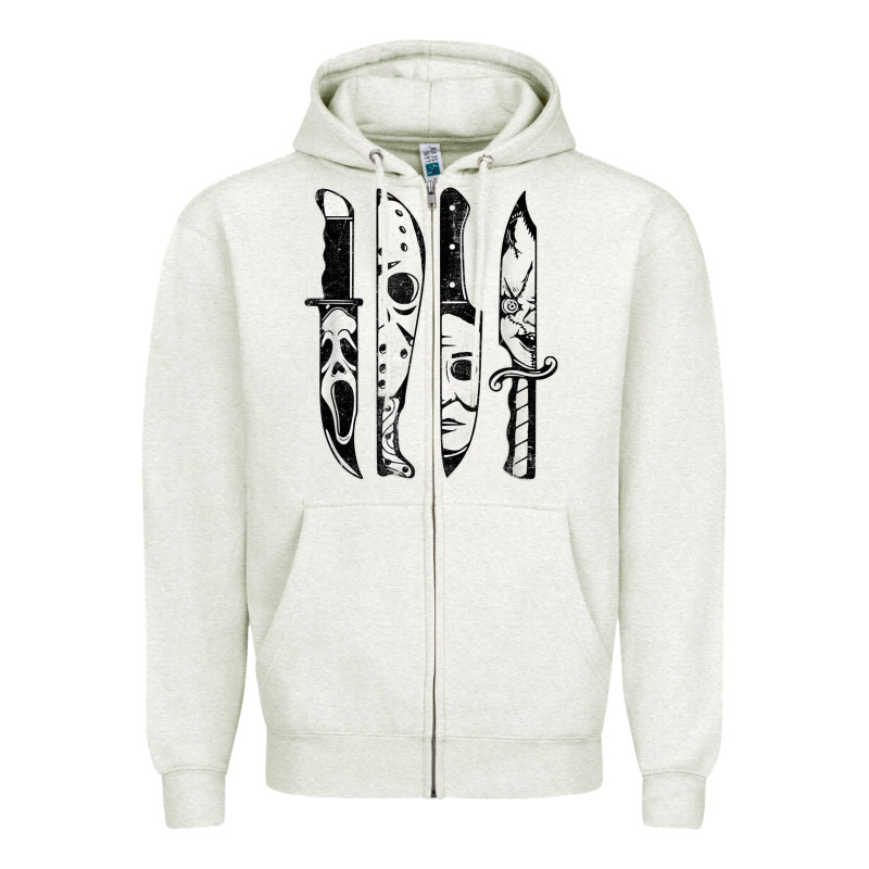 Scary Horror Movies Halloween Zipper Hoodie by maiPhamDesign | Teevron