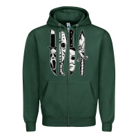 Sports Green scary horror movies halloween Zipper Hoodie - maiPhamDesign