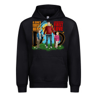 Black a sons first hero a daughters first love Urban Hoodie - JahusDesignShop