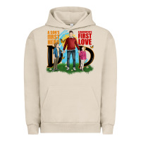 Pigment French Oak a sons first hero a daughters first love Urban Hoodie - JahusDesignShop
