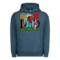 Pigment Midnight Navy a sons first hero a daughters first love Urban Hoodie - JahusDesignShop