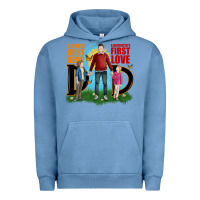 Pigment Pebble Blue a sons first hero a daughters first love Urban Hoodie - JahusDesignShop