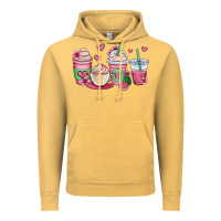 Vintage Mustard valentines day coffee cups Vintage Hoodie - OliviaCreatesArt