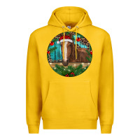 Lemon Brown Horse Christmas Premium Hoodie - RanaPortraitStore
