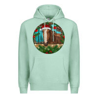 Seafoam Brown Horse Christmas Premium Hoodie - RanaPortraitStore