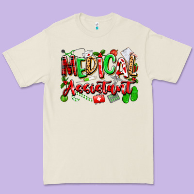 Christmas Medical Assistant Premium Tee Designed By Texasbilliewilder