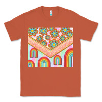 Copper hippie rainbow and daisy Classic Tee - TumblerDesignByShophia