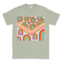 Matcha hippie rainbow and daisy Classic Tee - TumblerDesignByShophia