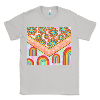 Moon Dust hippie rainbow and daisy Classic Tee - TumblerDesignByShophia