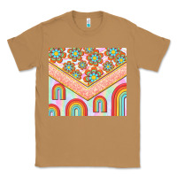 Toasted Coconut hippie rainbow and daisy Classic Tee - TumblerDesignByShophia