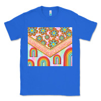 True Royal hippie rainbow and daisy Classic Tee - TumblerDesignByShophia