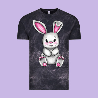 Cute Bunny Easter Vintage Tee Designed By Cowgirlartshop