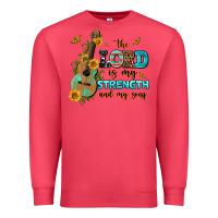Cardinal the lord is my strength and my song guitar with su Premium Sweatshirt - AdoDesignShop