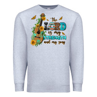 The Lord Is My Strength And My Song Guitar With Su Premium Sweatshirt | Teevron
