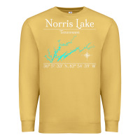 Antique Gold Norris Lake, Tennessee Characters Video game Premium Sweatshirt - maiPhamDesign