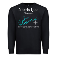 Black Norris Lake, Tennessee Characters Video game Premium Sweatshirt - maiPhamDesign