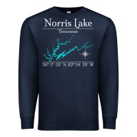 Navy Norris Lake, Tennessee Characters Video game Premium Sweatshirt - maiPhamDesign