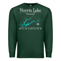 Sports Green Norris Lake, Tennessee Characters Video game Premium Sweatshirt - maiPhamDesign