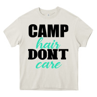Cream Camp Hair Don't Care Black Heavy Core Tee - Bettercallsaul