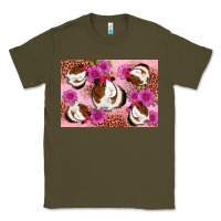 Army Green Guinea pig flowers Classic Tee - Artiststas