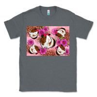 Charcoal Heather Guinea pig flowers Classic Tee - Artiststas