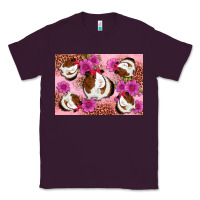 Plum Guinea pig flowers Classic Tee - Artiststas