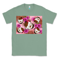 Sage Guinea pig flowers Classic Tee - Artiststas