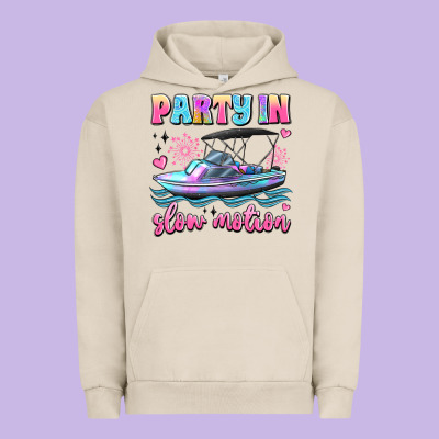 Party In Slow Motion Urban Hoodie Designed By Jahusdesignshop