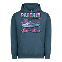 Pigment Midnight Navy party in slow motion Urban Hoodie - JahusDesignShop